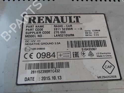 Radio RENAULT CLIO IV (BH_) 1.5 dCi 75 | BP27012738E6 