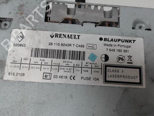 Radio RENAULT MEGANE III Grandtour (KZ0/1) 1.5 dCi (KZ09, KZ0D, KZ1G, KZ29, KZ14, KZ1W, KZ10, KZ1F,... | BP27001690E6 