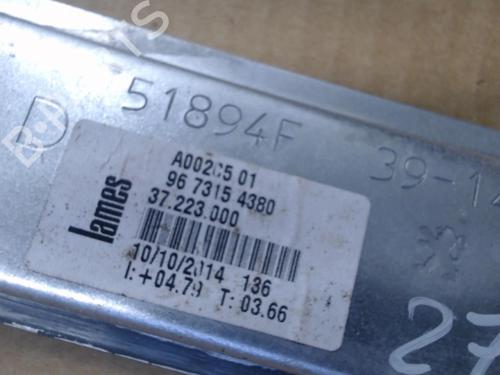 Used Front right window mechanism PEUGEOT 208 I (CA_, CC_) 1.6 HDi (92 hp) 27004651