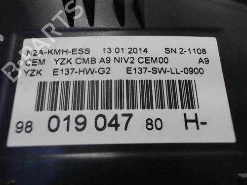 Instrument cluster PEUGEOT 208 I (CA_, CC_) 1.2 VTI 82 | BP26998791C47