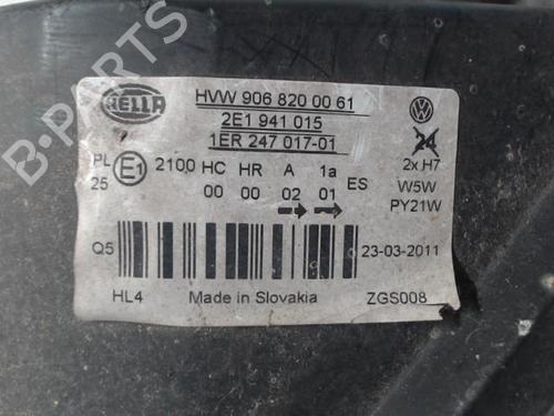 Used Left headlight Left headlight VW CRAFTER 30-50 Van (2E_) 2.5 TDI (109 hp) 26998124 26998124