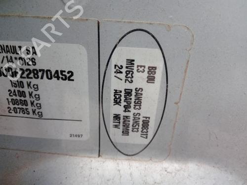 Rear parcel shelf RENAULT CLIO II (BB_, CB_) 1.9 dTi (B/CB0U) | BP31069314C85 