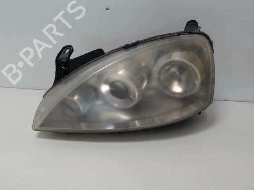 Used Left headlight OPEL CORSA C (X01) 1.2 Twinport (F08, F68) (80 hp) 27014349