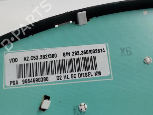 Instrument cluster PEUGEOT 407 SW (6E_, 6D_) 1.6 HDi 110 | BP27007489C47 