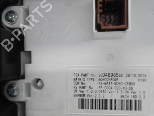 Instrument cluster PEUGEOT 3008 I MPV (0U_) 1.6 HDi | BP27011316C47 