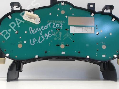 Used Instrument cluster PEUGEOT 207 (WA_, WC_) 1.4 HDi (68 hp) 27005000