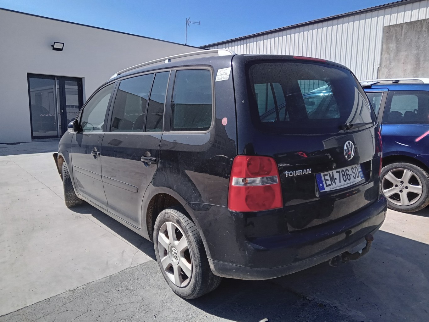 Touran Rear Rear left exterior door handle VW TOURAN (1T1, 1T2) 1.9 TDI 26986073 ...