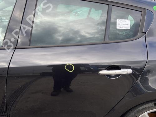 Dør venstre bagtil RENAULT MEGANE III Hatchback (BZ0/1_, B3_) 1.5 dCi (BZ09, BZ0D, BZ1W, BZ29, BZ14) (110 hp) 32087889