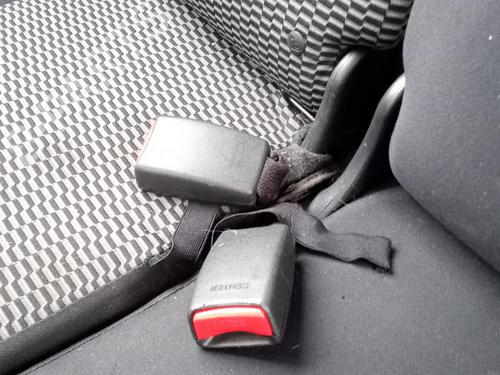 Used Seat buckle NISSAN MICRA IV (K13K, K13KK) 1.2 (80 hp) 27100943