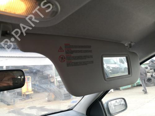 Sonnenblende Rechts für RENAULT CLIO III (BR0/1, CR0/1) 1.2 16V (BR02, BR0J, BR11, CR02, CR0J, CR11) (75 hp) 27104785