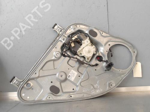 Rudehejsemekanisme venstre bagtil FORD FOCUS II Turnier (DA_, FFS, DS) 1.6 TDCi (90 hp) 27117872