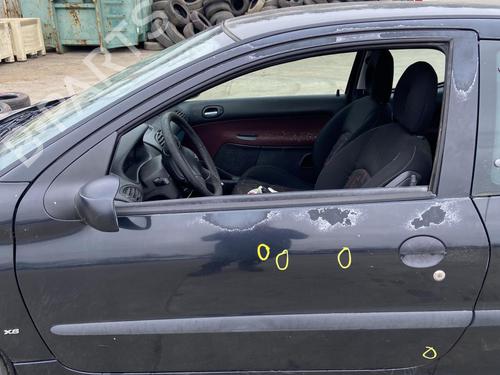 Dørrute ventre foran PEUGEOT 206 Hatchback (2A/C) 1.6 16V (109 hp) 27105936