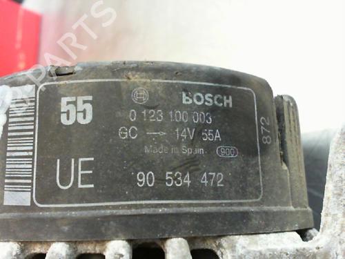 Used Alternator Alternator OPEL CORSA B (S93) 1.4 i 16V (F08, F68, M68) (90 hp) 27117900 27117900
