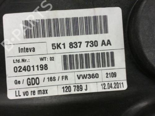 Front right window mechanism VW GOLF VI (5K1) 1.4 TSI | BP27127159C23 - Image 3