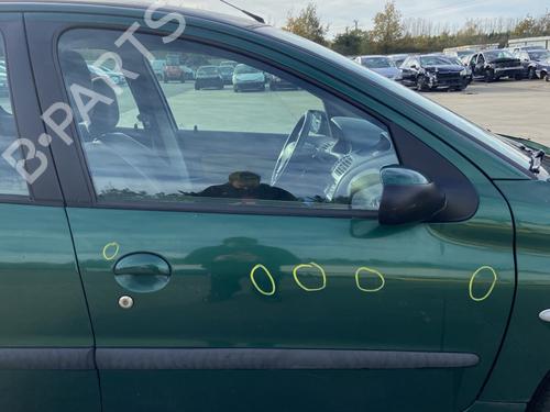 Dør højre fortil PEUGEOT 206 Hatchback (2A/C) 1.4 i (75 hp) 30299823