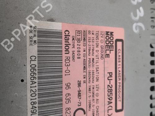 Radio PEUGEOT 206+ (2L_, 2M_) 1.4 HDi eco 70 | BP27114288E6 