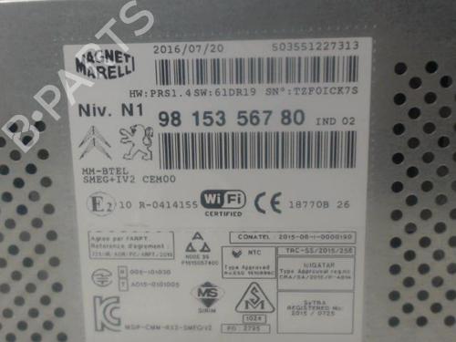 Radio PEUGEOT 208 I (CA_, CC_) 1.2 VTI 82 | BP27134818E6