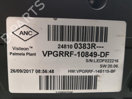 Instrument cluster RENAULT CLIO IV (BH_) 1.5 dCi 90 | BP27101050C47 