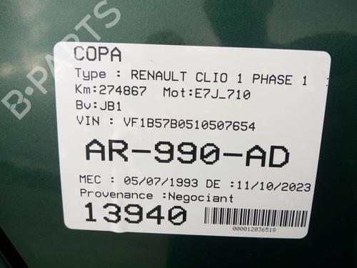 Used Parts RENAULT CLIO I (B/C57_, 5/357_) 1.4 2907847
