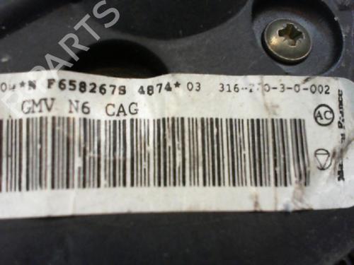 Used Heater blower motor CITROËN XSARA PICASSO (N68) 2.0 HDi (90 hp) 27117798