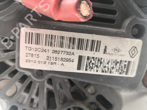 Used Alternator Alternator RENAULT CLIO IV (BH_) 1.5 dCi 75 (75 hp) 27114350 27114350