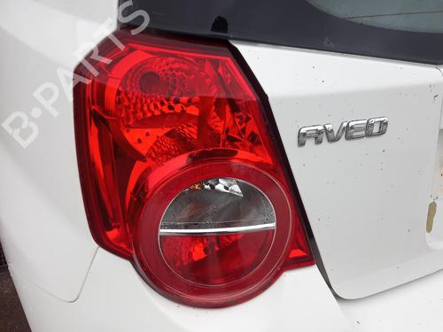 Used Left taillight CHEVROLET AVEO / KALOS Hatchback (T250, T255) 1.2 LPG (84 hp) 27145419