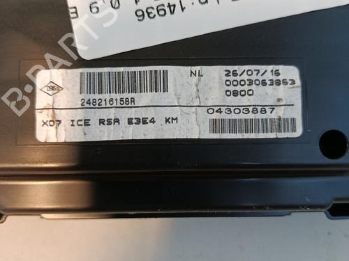Instrument cluster RENAULT TWINGO III (BCM_, BCA_) 0.9 TCe 90 (BCM9, BCM2) | BP27100897C47 - Image 2