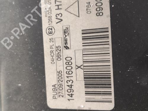 Left headlight CITROËN C8 (EA_, EB_) 2.0 | BP27108860C28 