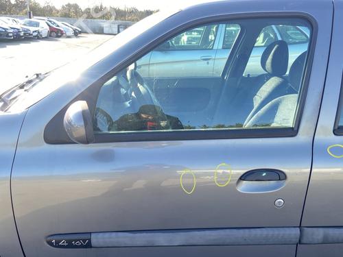 Porta frente esquerda RENAULT CLIO II (BB_, CB_) 1.4 16V (B/CB0P, BB13) (98 hp) 30936176