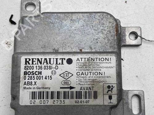 Kollisjonspute styreenhet RENAULT CLIO II (BB_, CB_) 1.5 dCi (B/CB07) (65 hp) 27109389