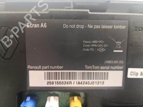 Used Display monitor Display monitor RENAULT CLIO III (BR0/1, CR0/1) 1.5 dCi (C/BR0G, C/BR1G) (68 hp) 27111140 27111140