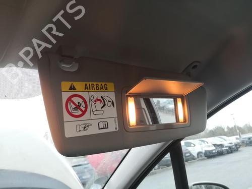 Used Right sun visor OPEL MERIVA B MPV (S10) 1.4 (75) (120 hp) 27146913