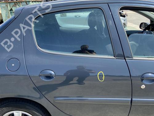 Used Rear right door window PEUGEOT 206+ (2L_, 2M_) 1.4 HDi eco 70 (68 hp) 27114055