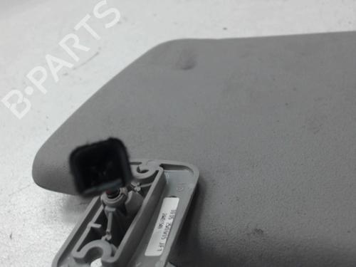 Used Left sun visor OPEL ZAFIRA / ZAFIRA FAMILY B (A05) 1.9 CDTI (M75) (120 hp) 27119899