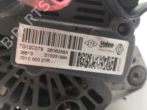 Alternator RENAULT MEGANE III Hatchback (BZ0/1_, B3_) 1.5 dCi (BZ09, BZ0D, BZ1W, BZ29, BZ14) | BP31803081M7