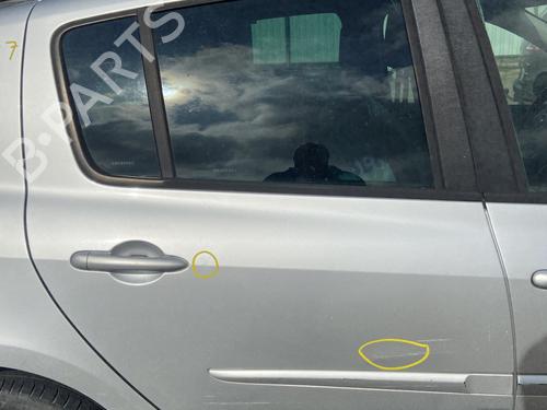 Dør rude højre bagtil RENAULT CLIO III (BR0/1, CR0/1) 1.5 dCi (C/BR0G, C/BR1G) (68 hp) 32864818