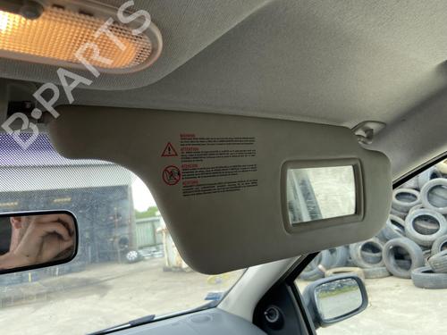 Used Right sun visor RENAULT CLIO III (BR0/1, CR0/1) 1.2 16V (BR02, BR0J, BR11, CR02, CR0J, CR11) (75 hp) 27108766