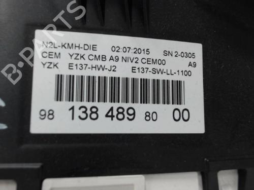 Instrument cluster PEUGEOT 208 I (CA_, CC_) 1.6 HDi / BlueHDi 75 | BP27118830C47 