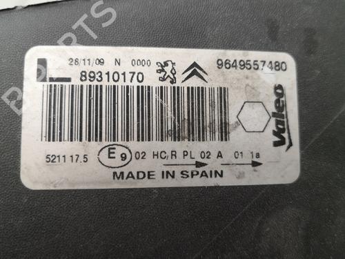Left headlight CITROËN XSARA PICASSO (N68) 1.6 HDi | BP27130471C28 