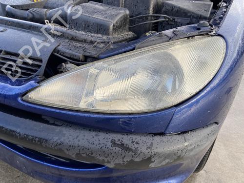 Used Left headlight PEUGEOT 206 Hatchback (2A/C) 1.9 D (69 hp) 31929421