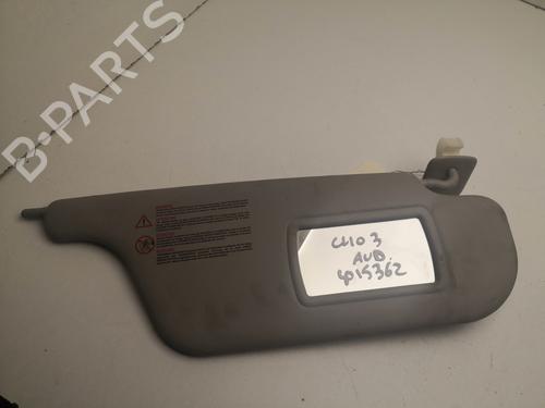 Used Right sun visor RENAULT CLIO III (BR0/1, CR0/1) 1.5 dCi (C/BR0G, C/BR1G) (68 hp) 27111150