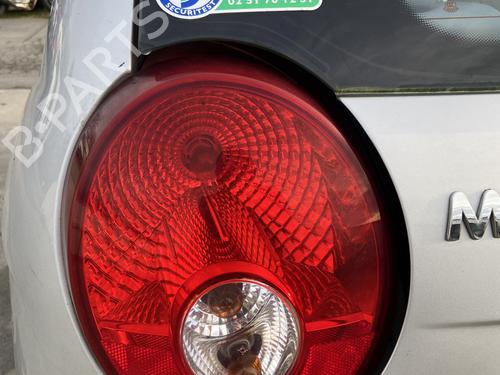 Used Left taillight CHEVROLET MATIZ (M200, M250) 0.8 (52 hp) 31136121