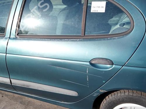 Serrure arrière gauche RENAULT MEGANE I (BA0/1_) 1.6 e (BA0F, BA0S) (90 hp) 27142924