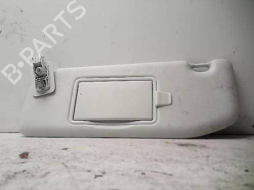 Used Left sun visor Left sun visor PEUGEOT 208 I (CA_, CC_) 1.6 HDi (92 hp) 27131433 27131433