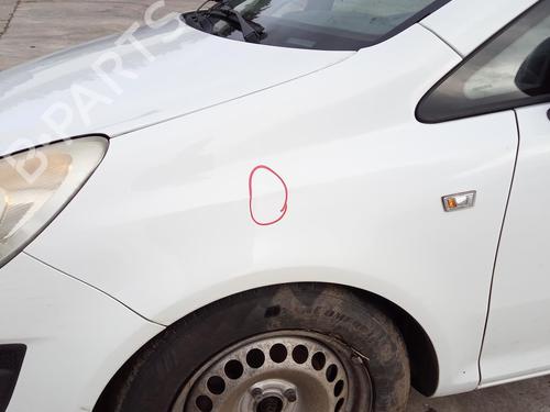 Used Left front fenders OPEL CORSA D (S07) 1.3 CDTI (L08, L68) (75 hp) 27100508