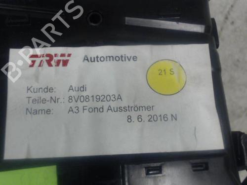 Air vent AUDI A3 Sportback (8VA, 8VF) 2.0 TDI | BP27135220I21 