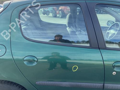 Türgriff hinten rechts außen für PEUGEOT 206 Hatchback (2A/C) 1.4 i (75 hp) 30299817