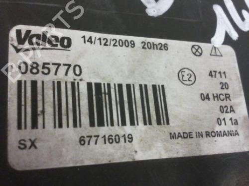 Left headlight FIAT BRAVA (182_) 1.4 12 V (182.BA) | BP27132236C28 
