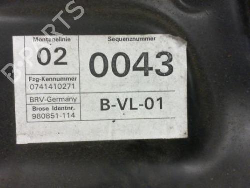Front left window mechanism VW PASSAT B6 Variant (3C5) 2.0 TDI 16V | BP27119705C22 