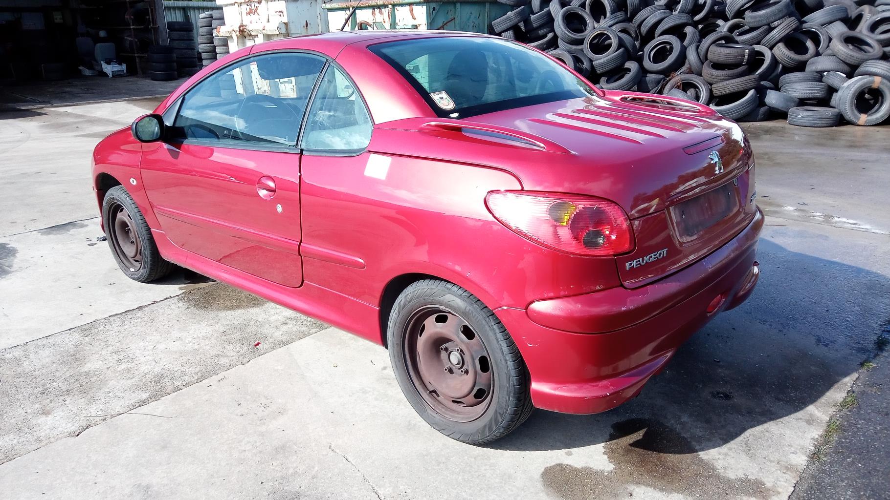 Rear axle PEUGEOT 206 CC (2D) 1.6 16V (2DNFUF, 2DNFUR) 32121816 | B-Parts